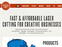 Tablet Screenshot of digitalcraftpdx.com